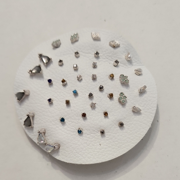 Free People Jewelry - Free People Multicolor Stud Earrings Set 10+